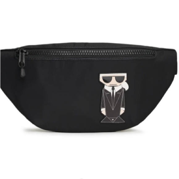 Givey Alert 🚨🚨🚨🚨🚨🚨🚨🚨NWT* Karl Lagerfeld Paris “Amour” Nylon Belt Bag - Picture 5 of 14